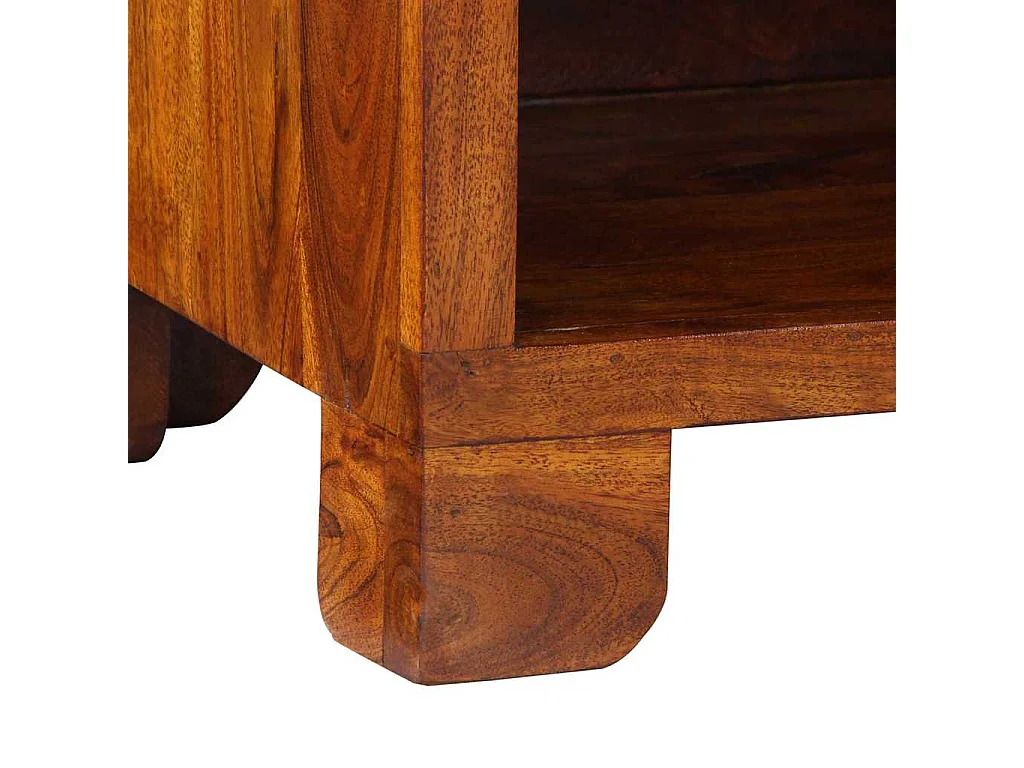 Suporte para telefone com gaveta Castanho 40 x 35 x 75 cm