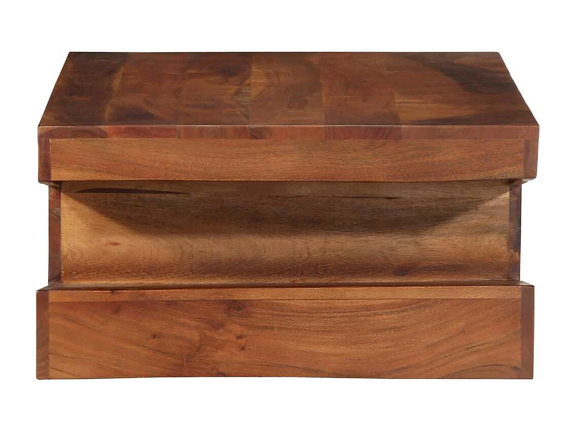 Table basse 90x60x30 cm bois massif d'acacia