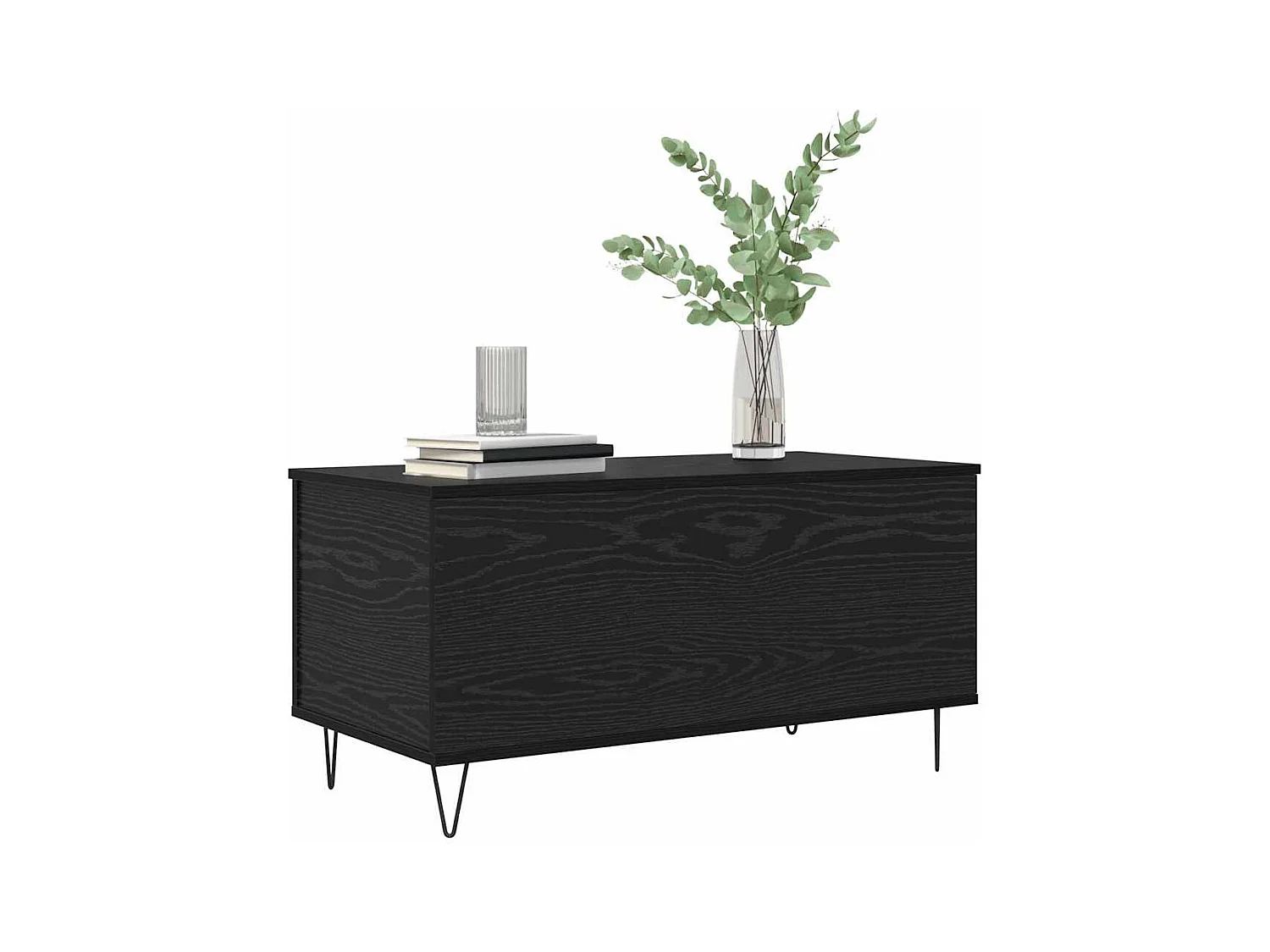 Mesa de centro Carvalho preto 90 x 44.5 x 45 cm