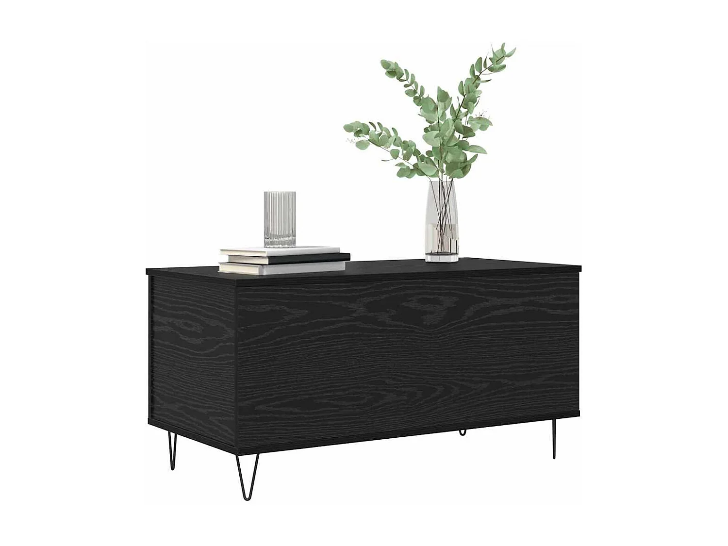 Mesa de centro Carvalho preto 90 x 44.5 x 45 cm