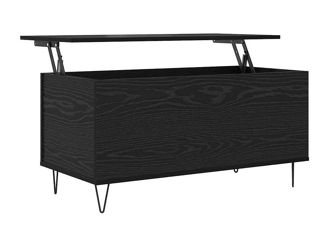 Mesa de centro Carvalho preto 90 x 44.5 x 45 cm