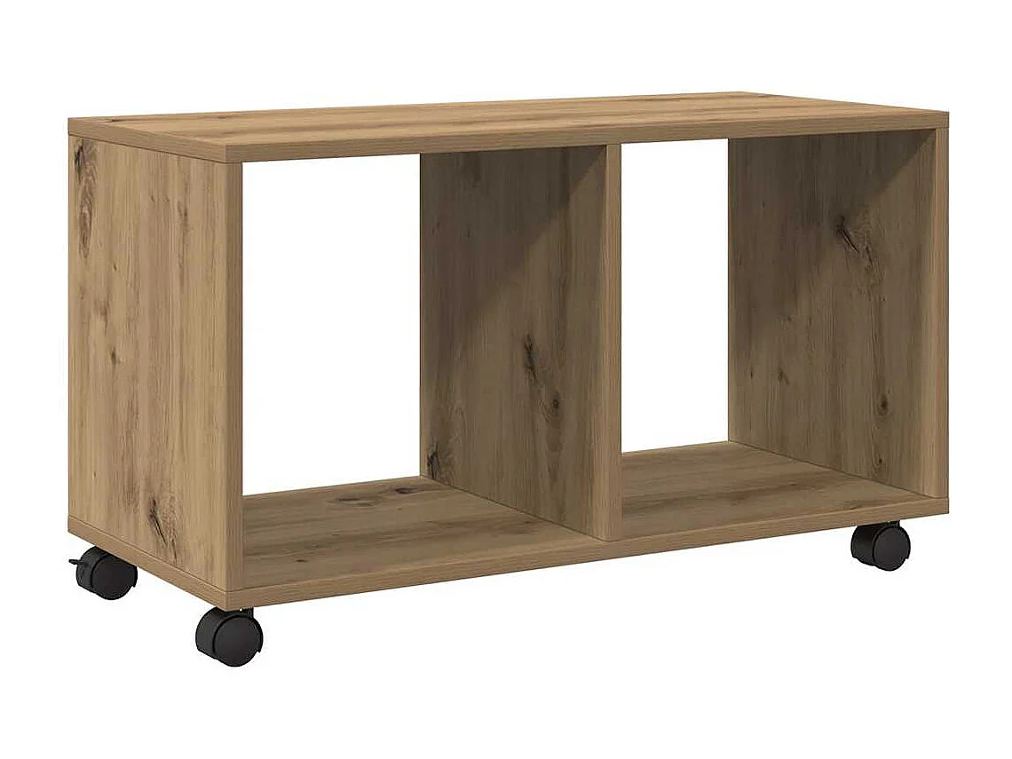 Table basse chêne artisanal bois d'ingénierie