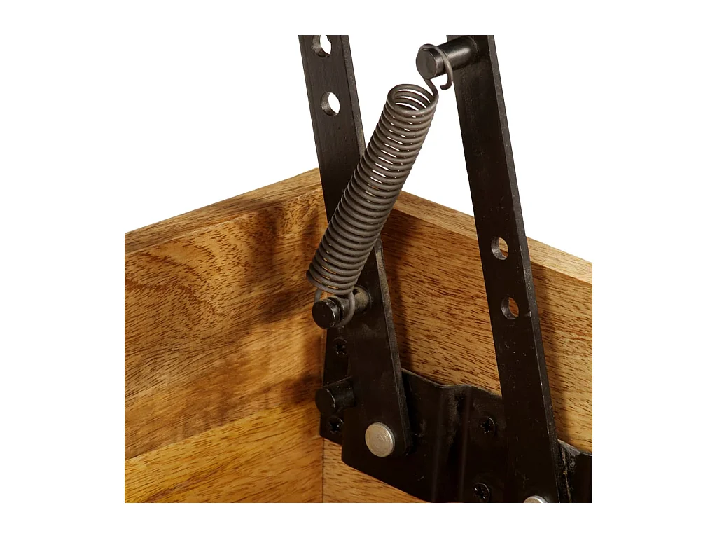 Mesa de centro madeira de mangueira maciça 110x55x35 cm