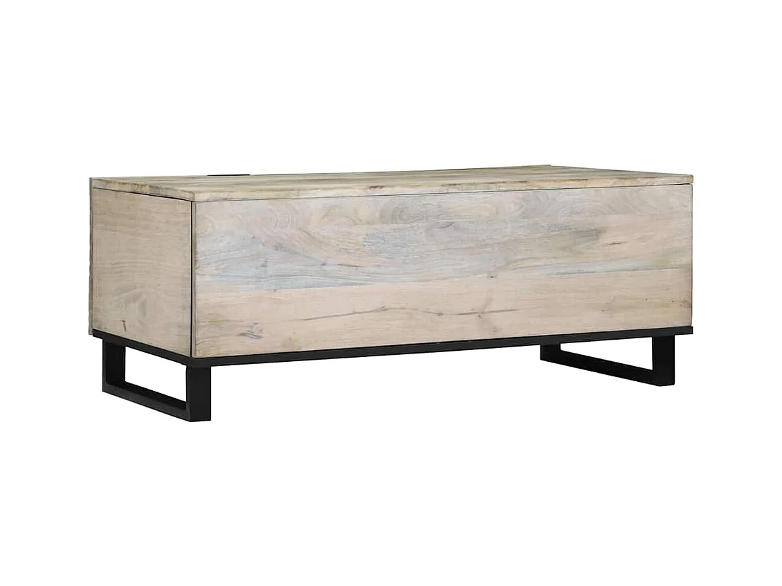 Table basse Beige et Noir 100 x 54 x 40 cm
