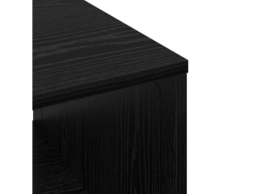 Table basse Chêne noir 60 x 50 x 40 cm Bois d'ingénierie