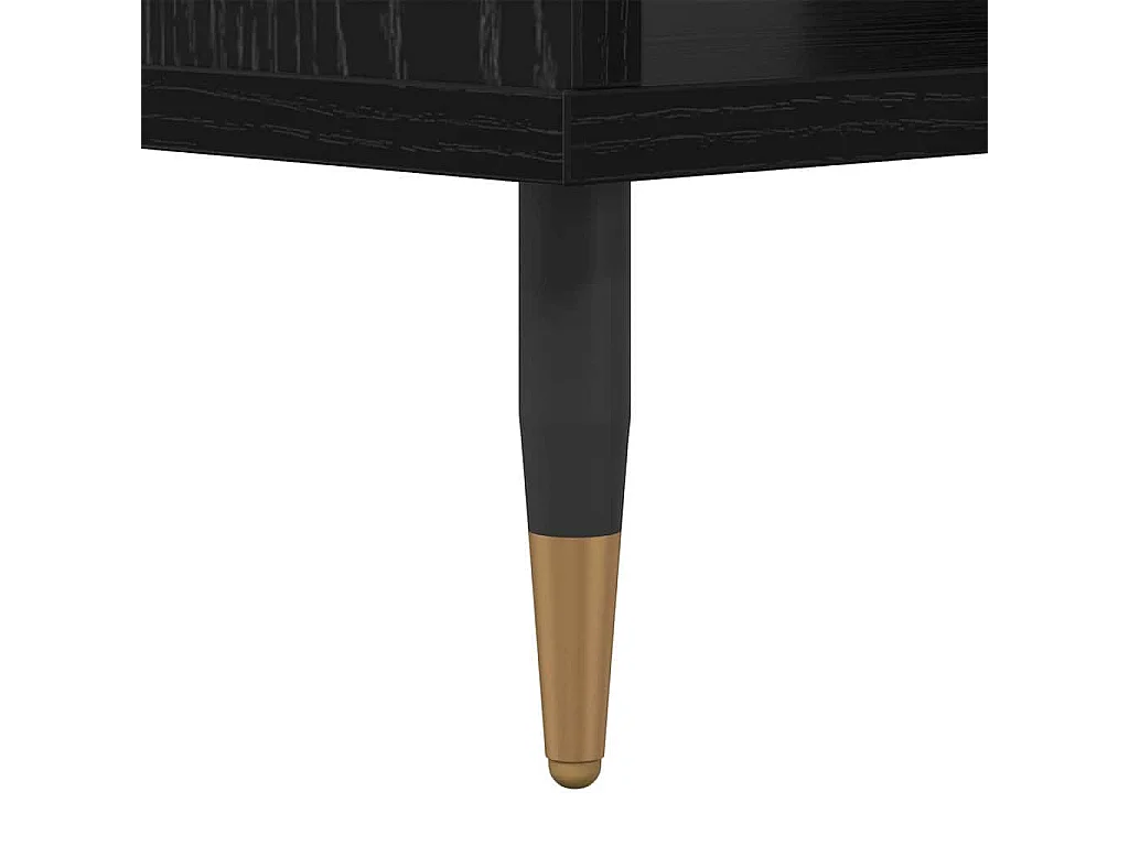 Table basse Chêne noir 60 x 50 x 40 cm Bois d'ingénierie