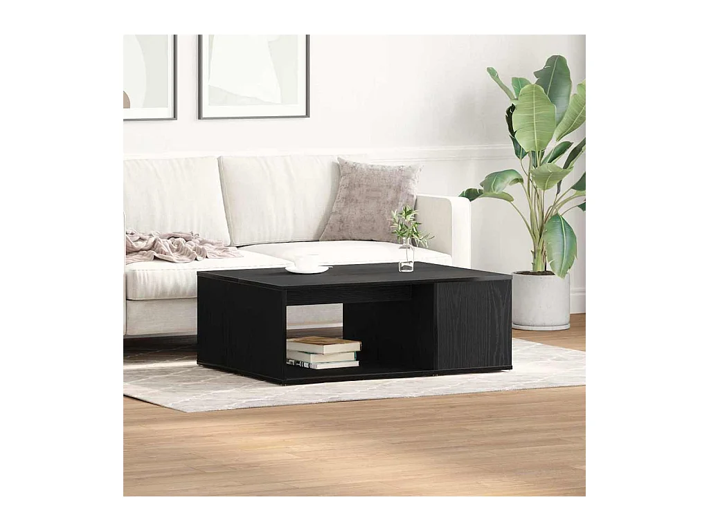 Mesa de centro Carvalho preto 90 x 67 x 33 cm