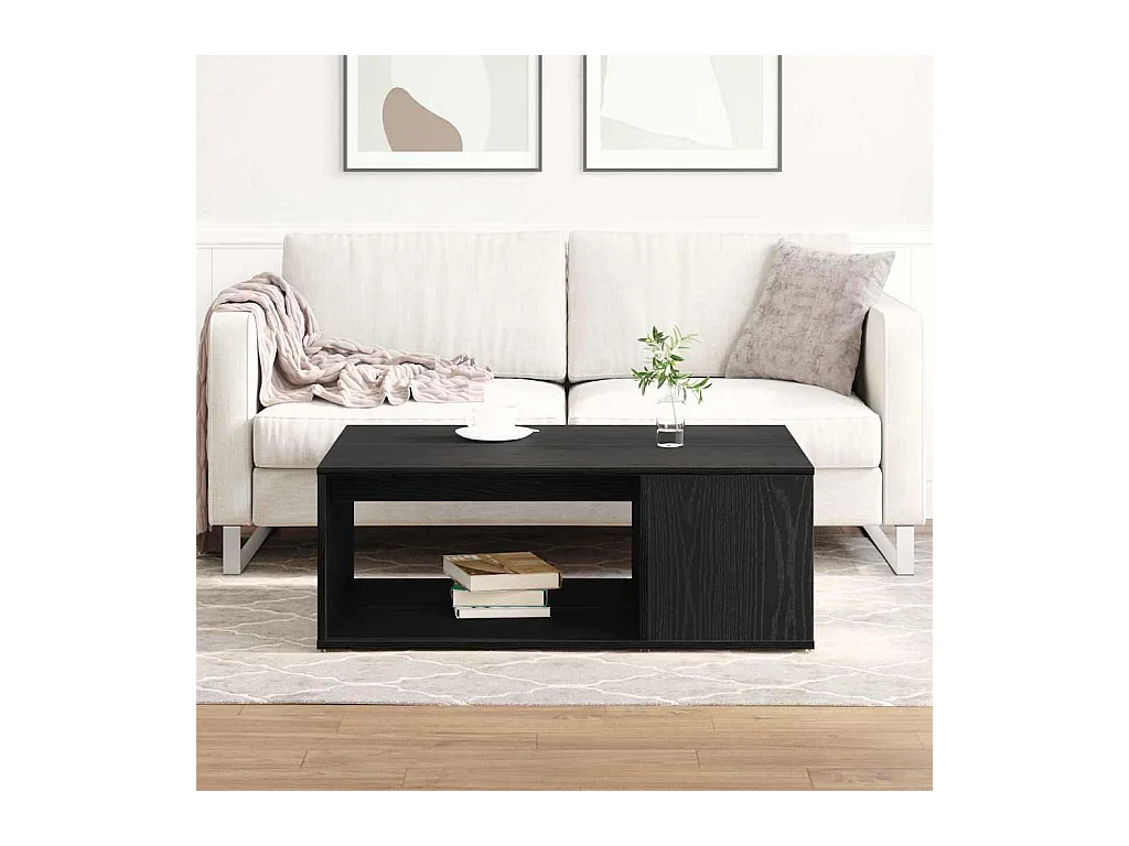 Table basse Chêne noir 90 x 67 x 33 cm Bois d'ingénierie