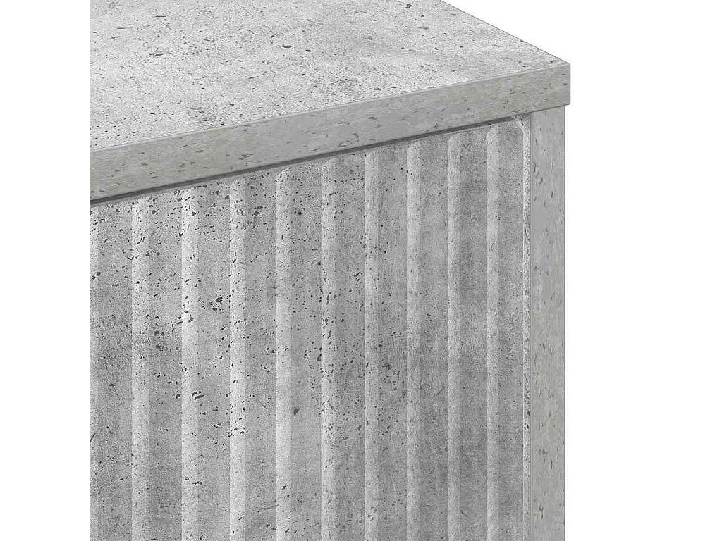 Table basse Gris béton 90 x 49 x 46 cm Bois d'ingénierie