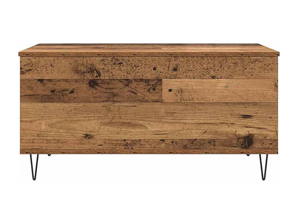 Table basse Bois ancien 90 x 44.5 x 45 cm Bois d'ingénierie