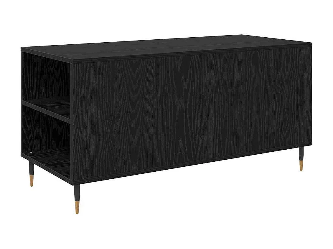 Mesa de centro with Drawer Carvalho preto 102 x 44,5 x 50 cm