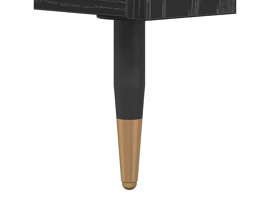 Mesa de centro with Drawer Carvalho preto 102 x 44,5 x 50 cm