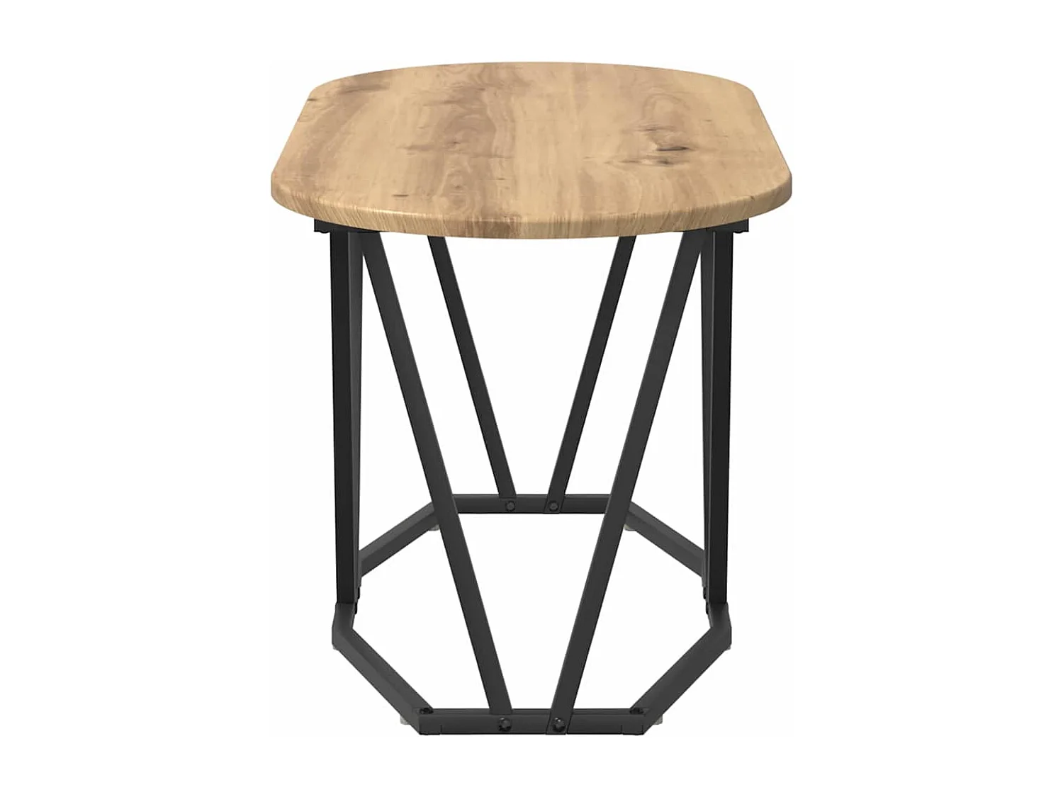 Table Basse chêne artisanal 80 x 40 x 40.5 cm