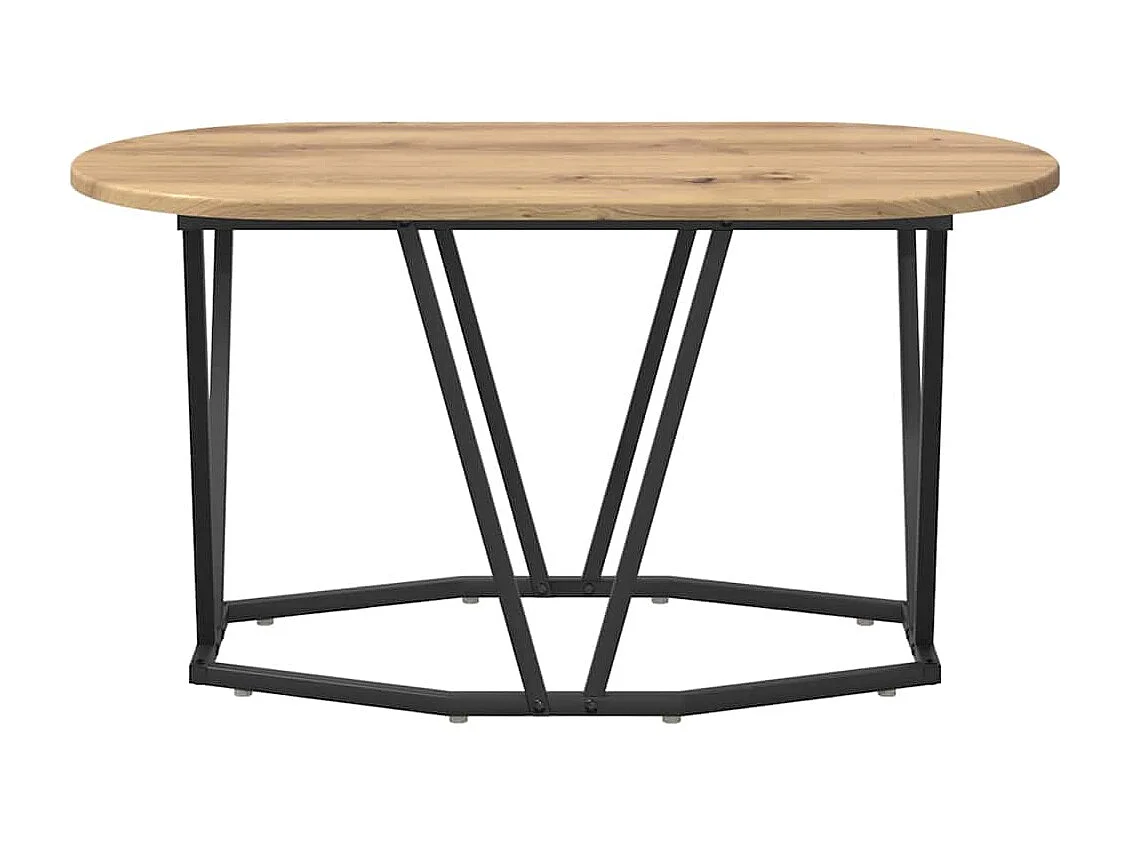 Table Basse chêne artisanal 80 x 40 x 40.5 cm