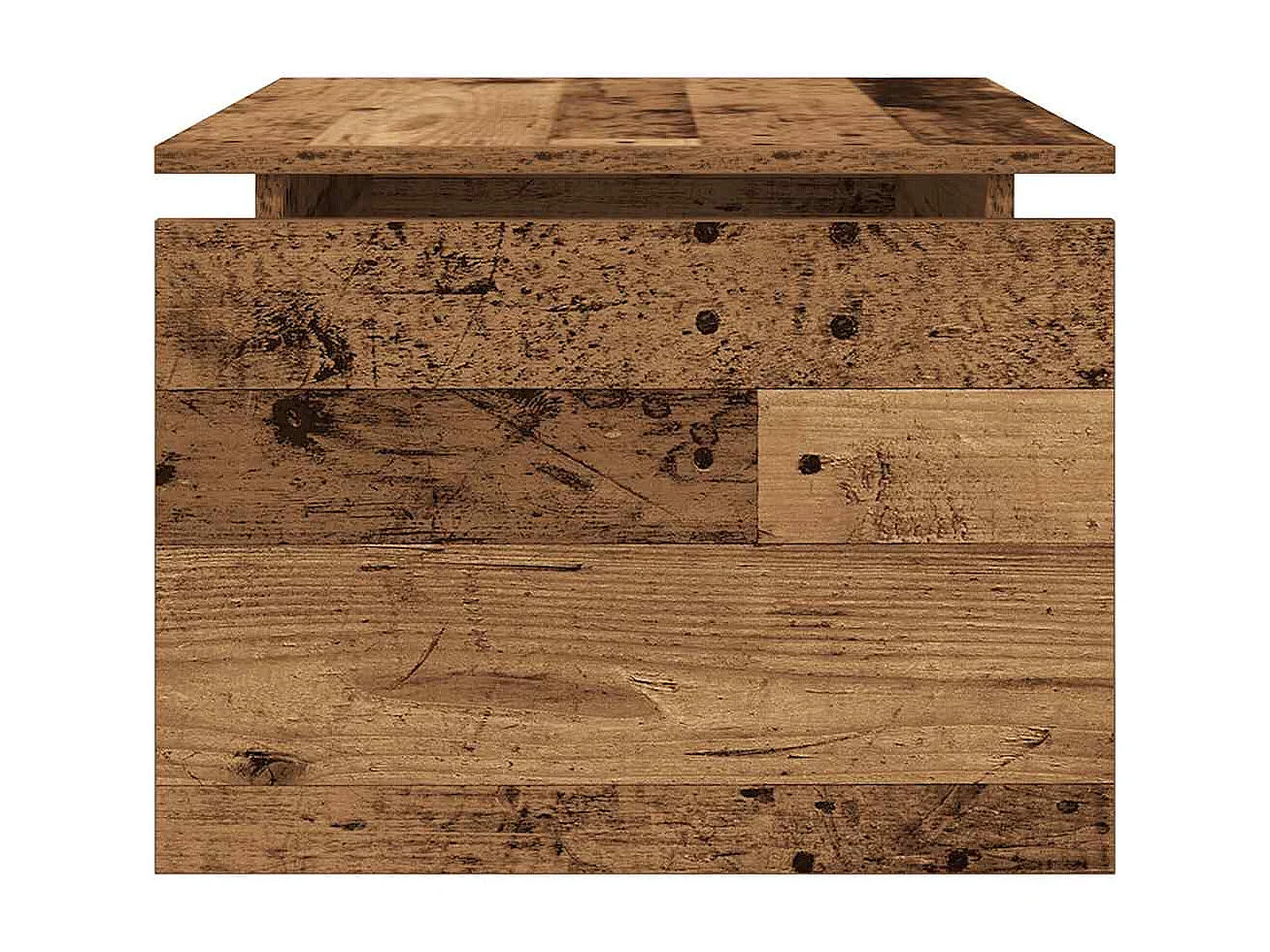 Mesa de centro madera contrachapada madera vieja 68x50x38 cm