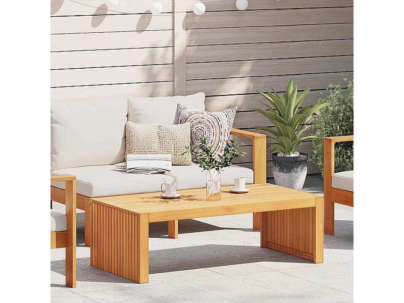 Table basse Marron 110 x 55 x 35 cm Bois d'acacia massif