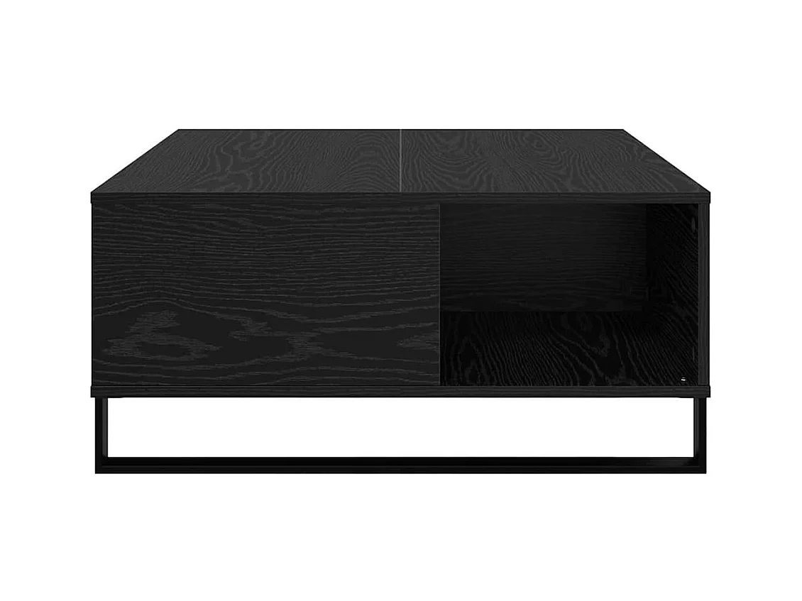 Table basse Chêne noir 80 x 80 x 36,5 cm Bois d'ingénierie