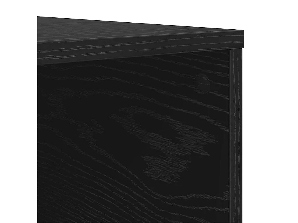 Table basse Chêne noir 80 x 80 x 36,5 cm Bois d'ingénierie