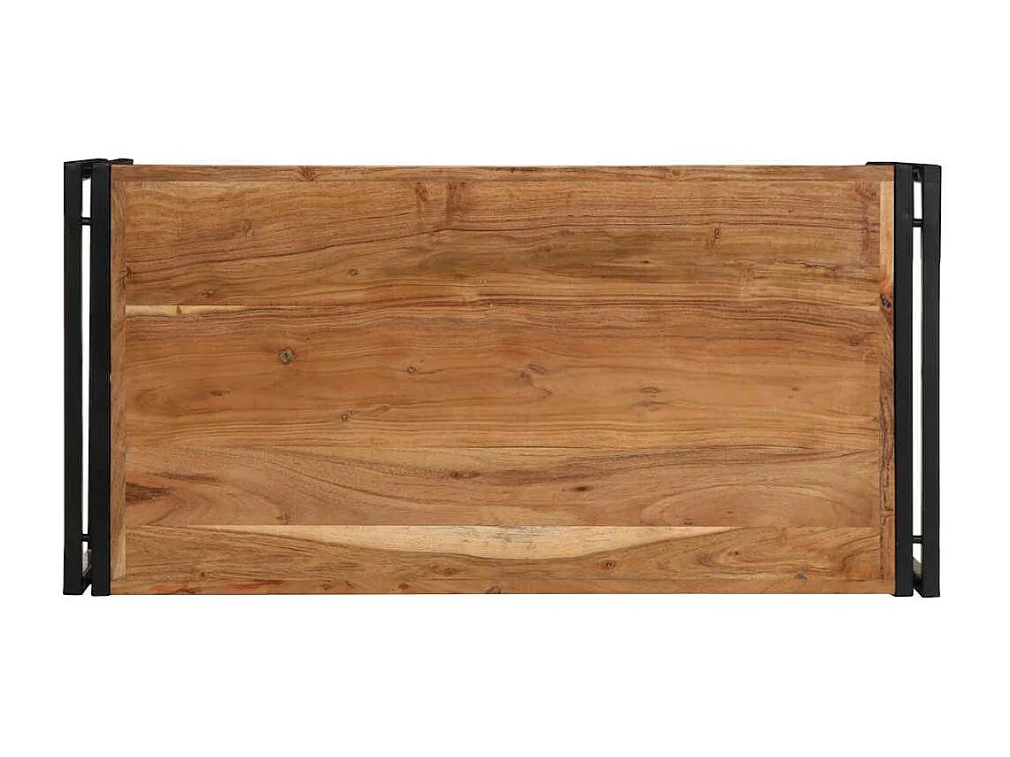 Table basse 100x50x35 cm bois massif d'acacia