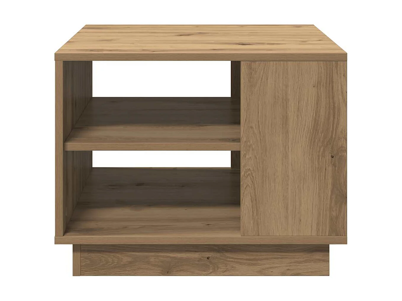 Mesa centro 55x55x42 cm derivados de madeira carvalho artisiano