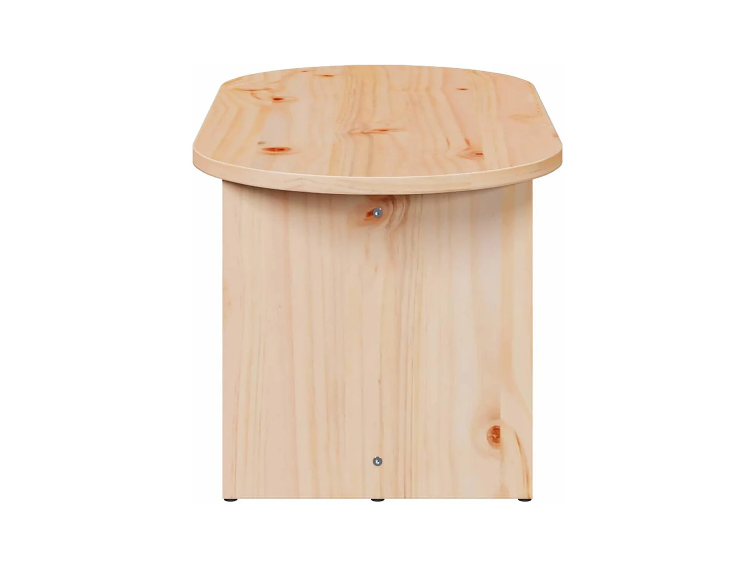 Table basse Naturel 80 x 39,5 x 35 cm Bois de pin massif