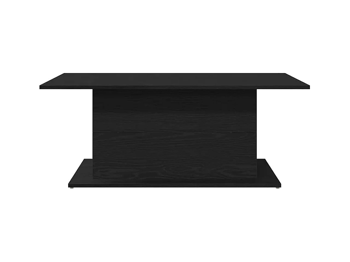 Table basse Chêne noir 102 x 55.5 x 40 cm Bois d'ingénierie