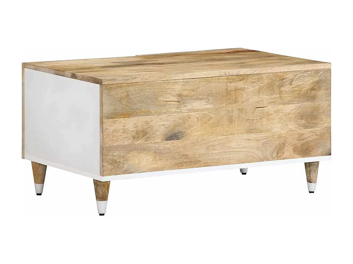 Table basse 80x50x40 cm bois de manguier massif
