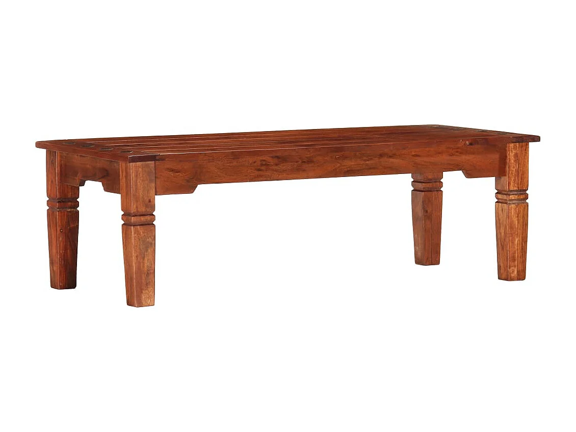 Mesa de centro 110x50x35 cm madeira de acácia maciça