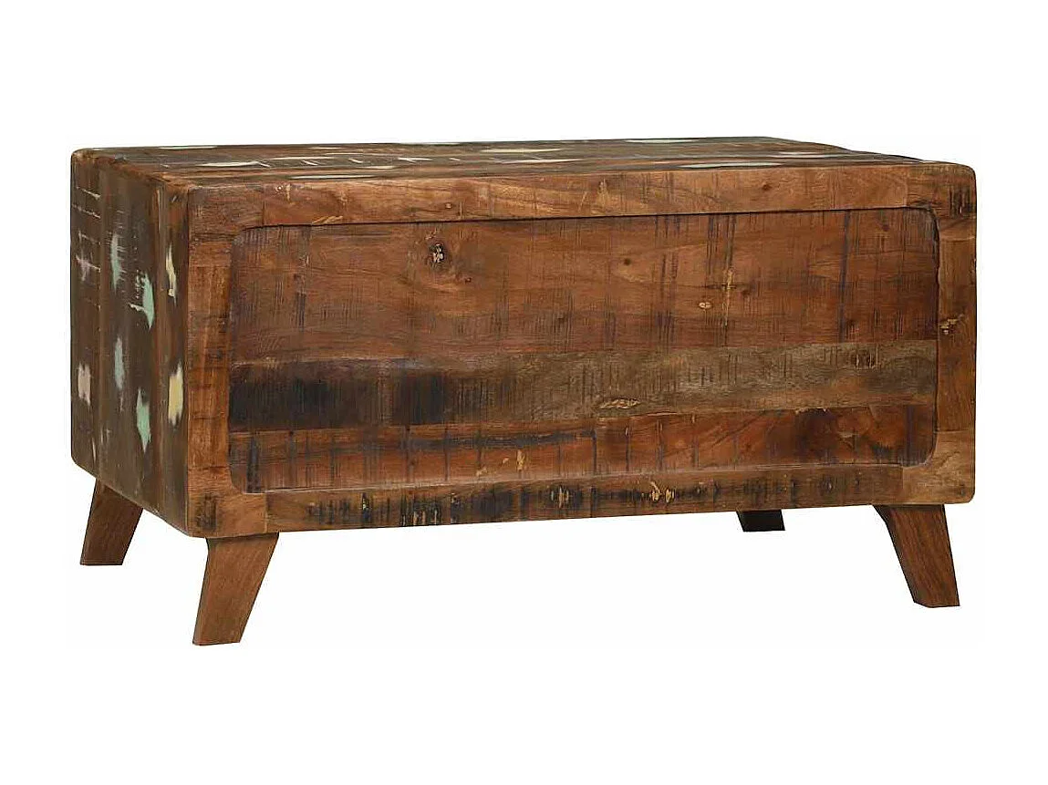 Salontafel Multikleur 80 x 54 x 45 cm massief gerecycled hout