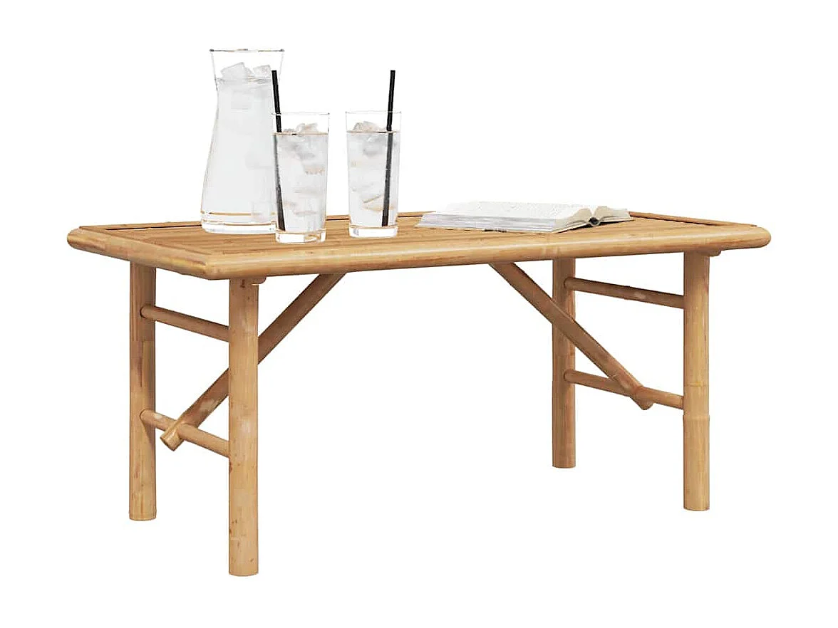 Table basse Marron 90 x 50 x 43 cm Bambou