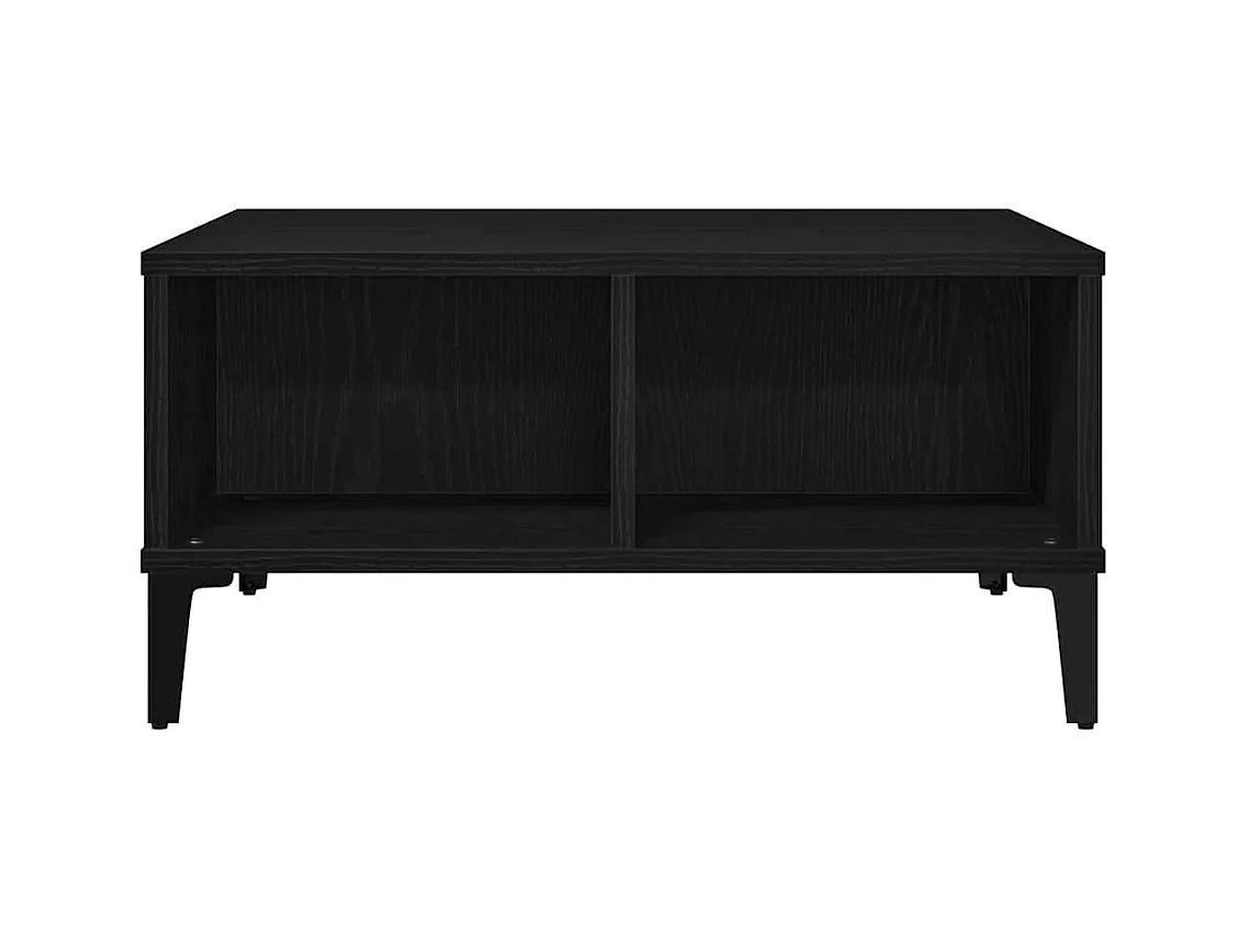 Table basse Chêne noir 60 x 60 x 30 cm Bois d'ingénierie