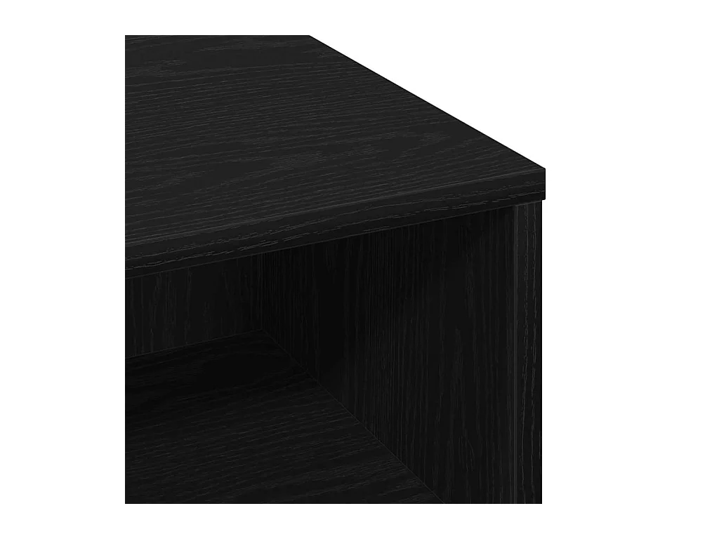 Table basse Chêne noir 60 x 60 x 30 cm Bois d'ingénierie
