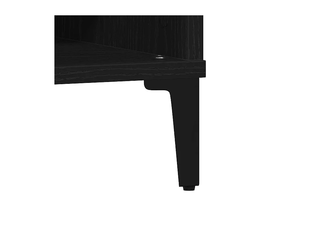 Table basse Chêne noir 60 x 60 x 30 cm Bois d'ingénierie