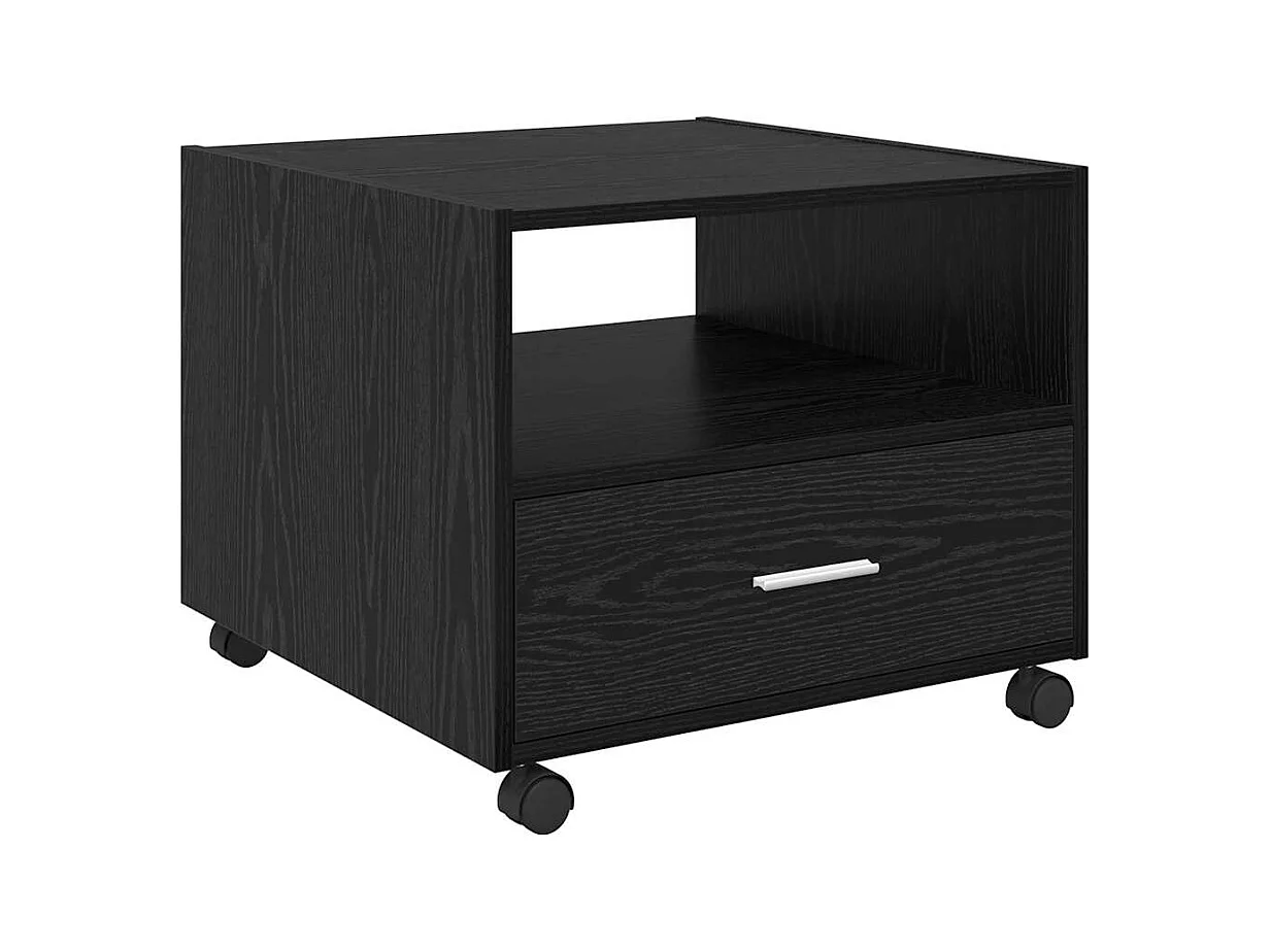 Table basse Chêne noir 55 x 55 x 45 cm Bois d'ingénierie