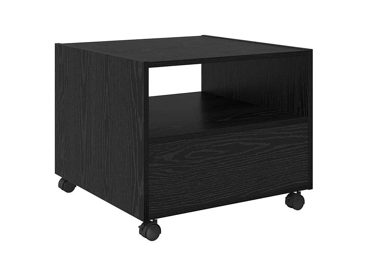 Table basse Chêne noir 55 x 55 x 45 cm Bois d'ingénierie