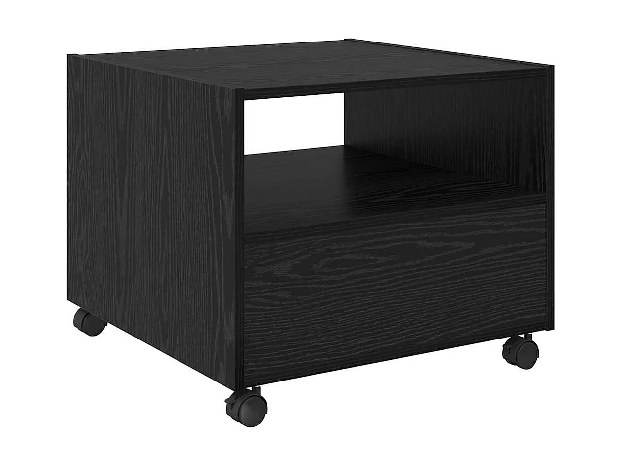 Table basse Chêne noir 55 x 55 x 45 cm Bois d'ingénierie