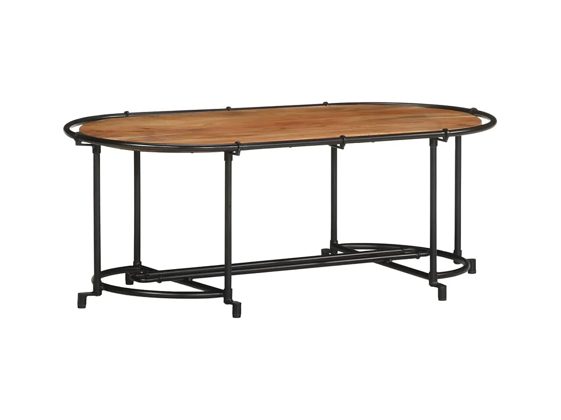 Table basse 110x55x40 cm bois massif d'acacia