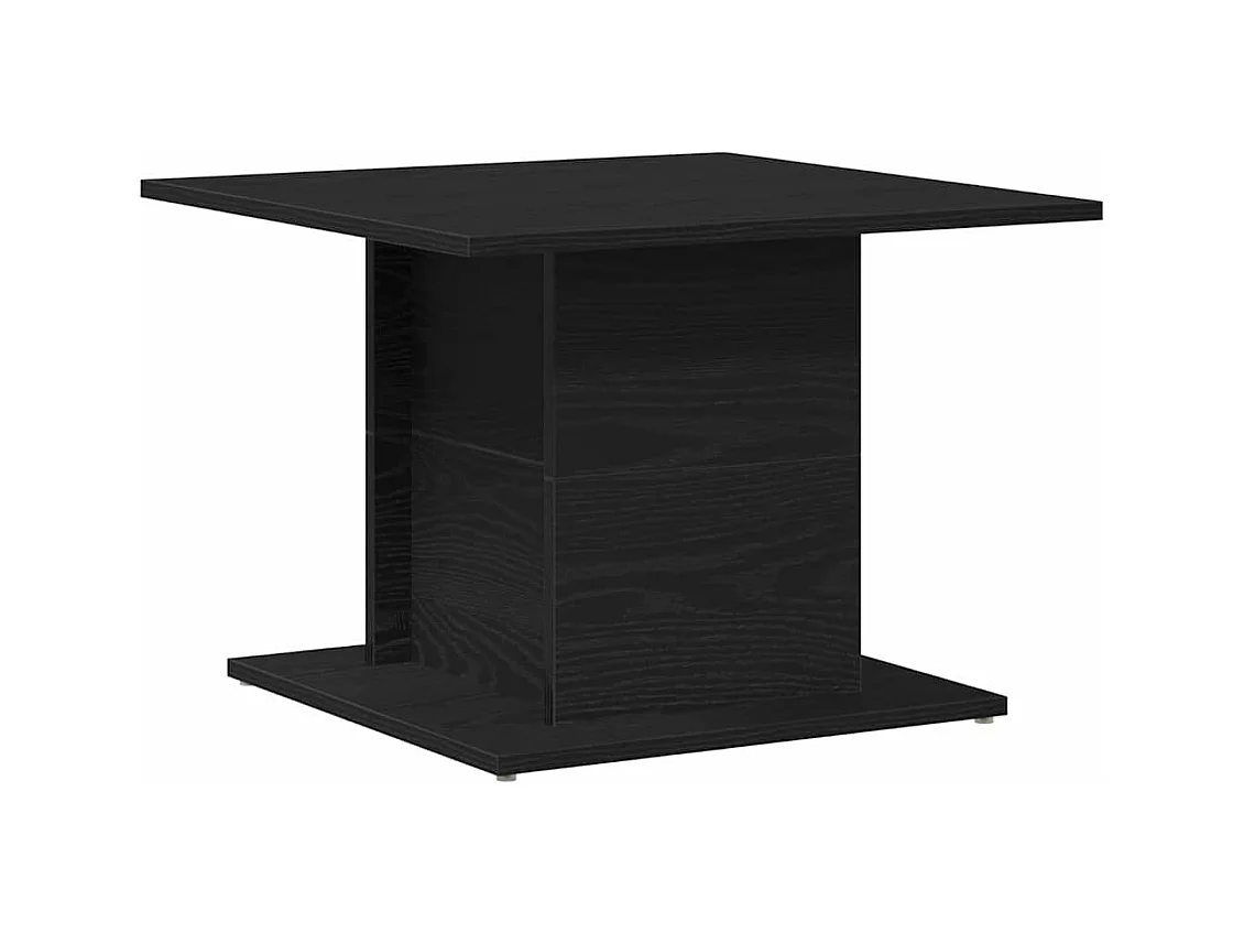 Table basse Chêne noir 55.5 x 55.5 x 40 cm Bois d'ingénierie