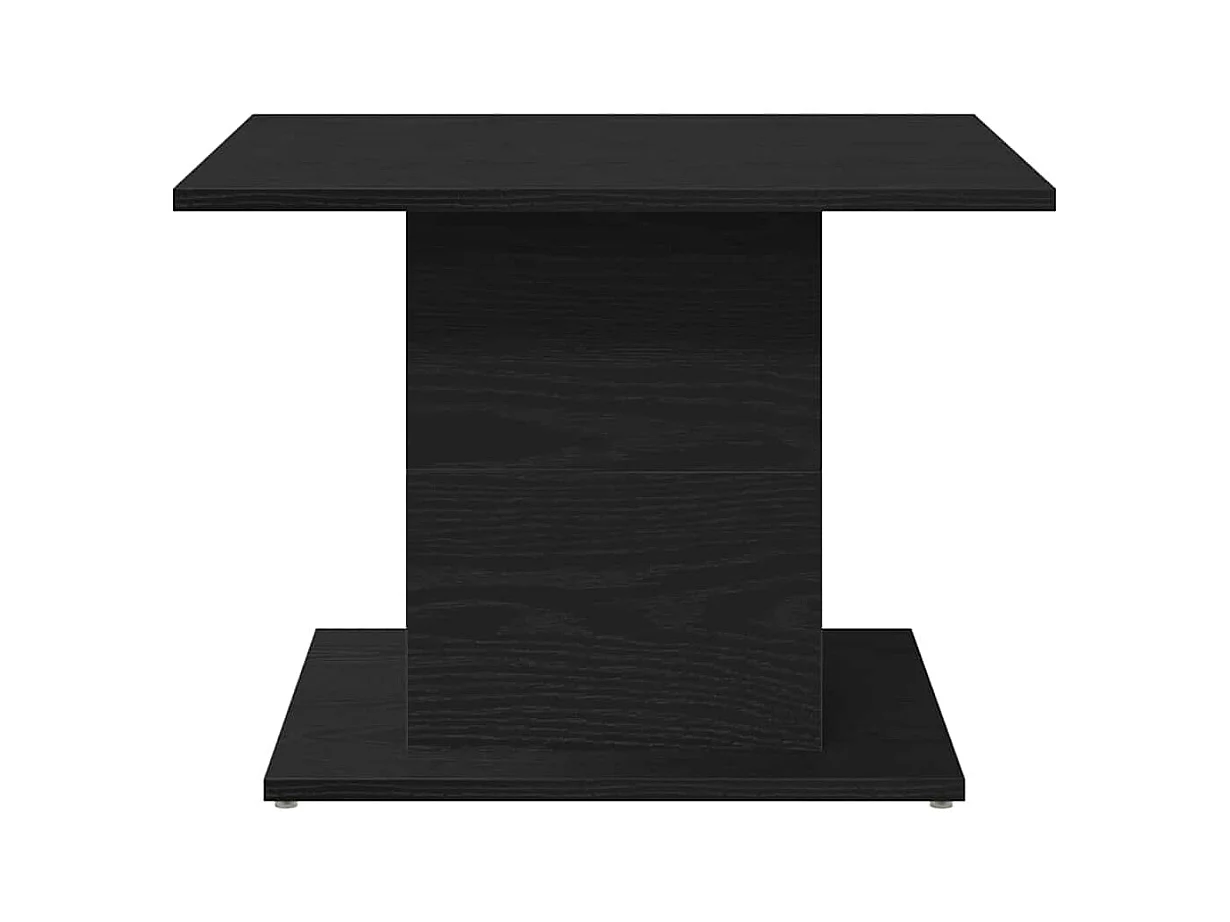 Table basse Chêne noir 55.5 x 55.5 x 40 cm Bois d'ingénierie
