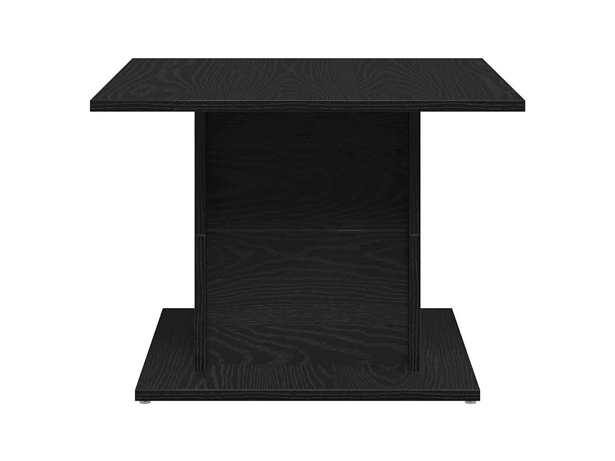 Table basse Chêne noir 55.5 x 55.5 x 40 cm Bois d'ingénierie
