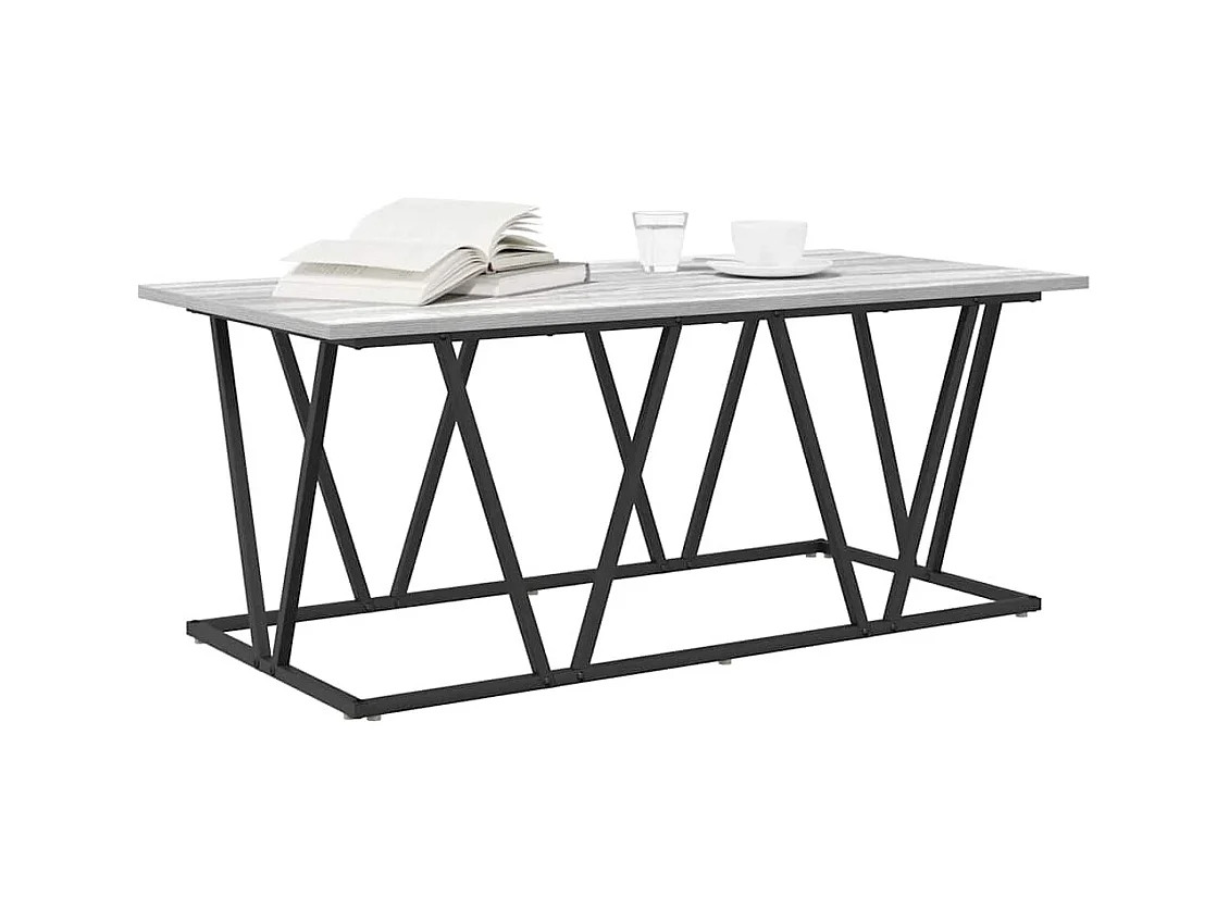 Table basse Sonoma gris 100 x 50 x 40 cm