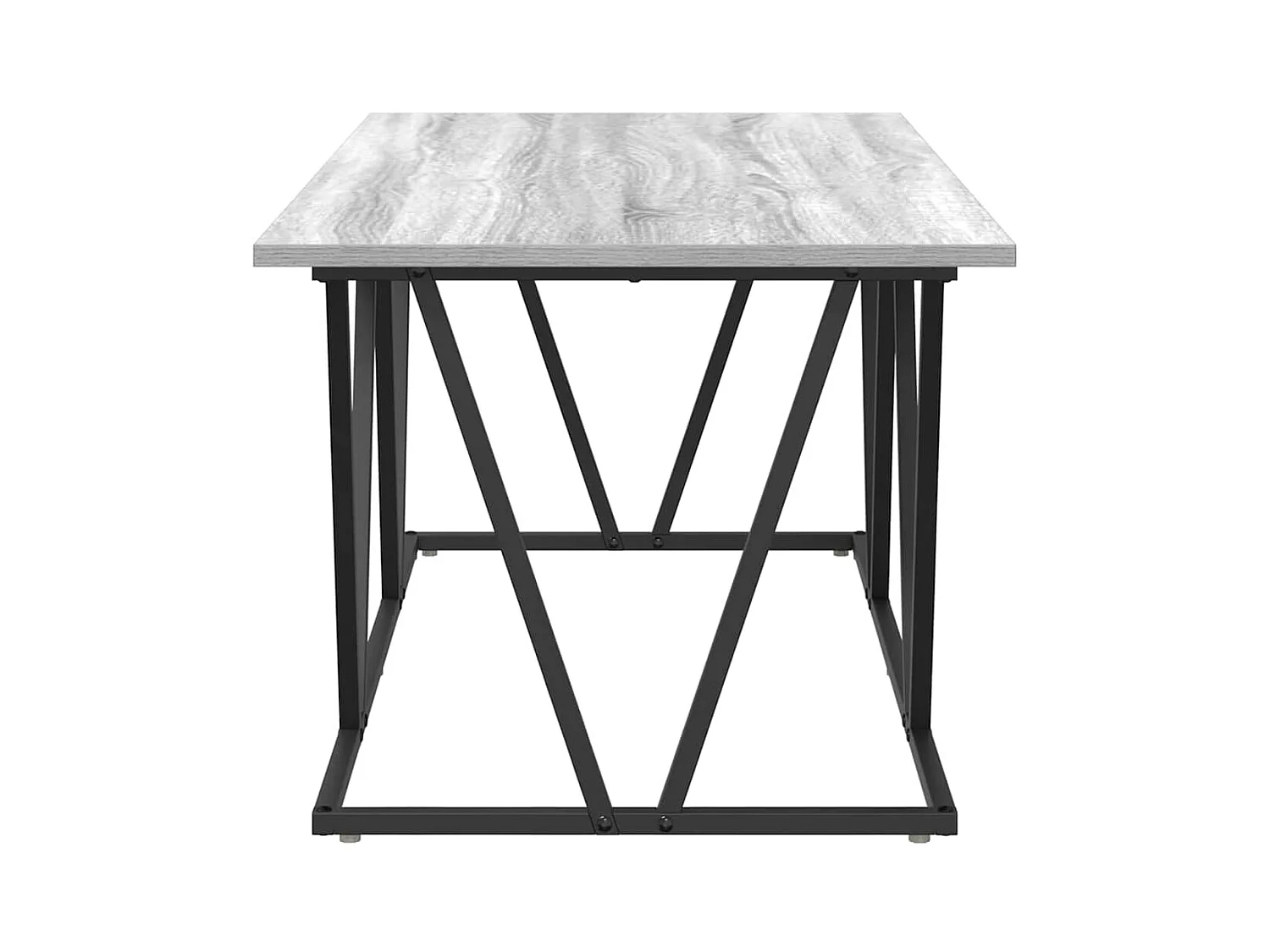 Table basse Sonoma gris 100 x 50 x 40 cm