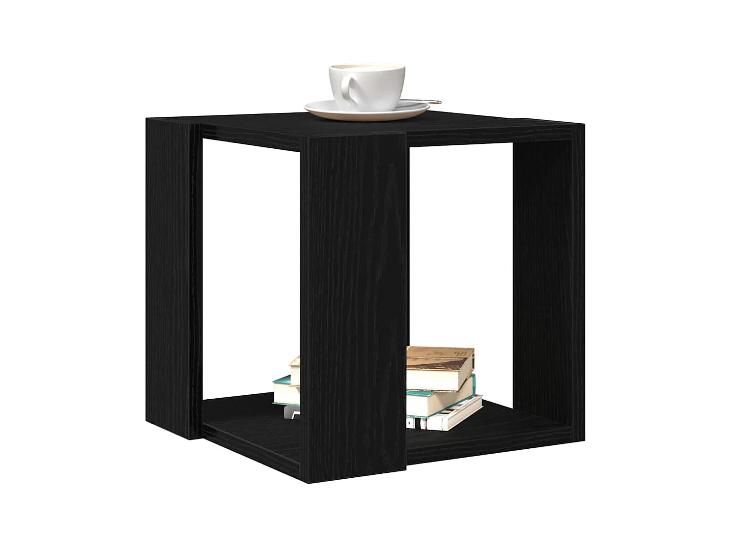 Table basse Chêne noir 32 x 32 x 30 cm Bois d'ingénierie