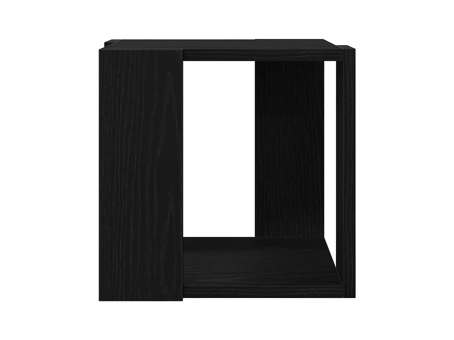 Table basse Chêne noir 32 x 32 x 30 cm Bois d'ingénierie