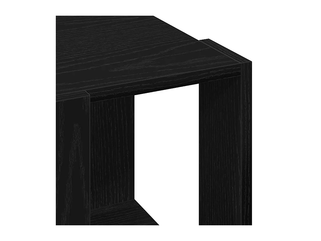 Table basse Chêne noir 32 x 32 x 30 cm Bois d'ingénierie