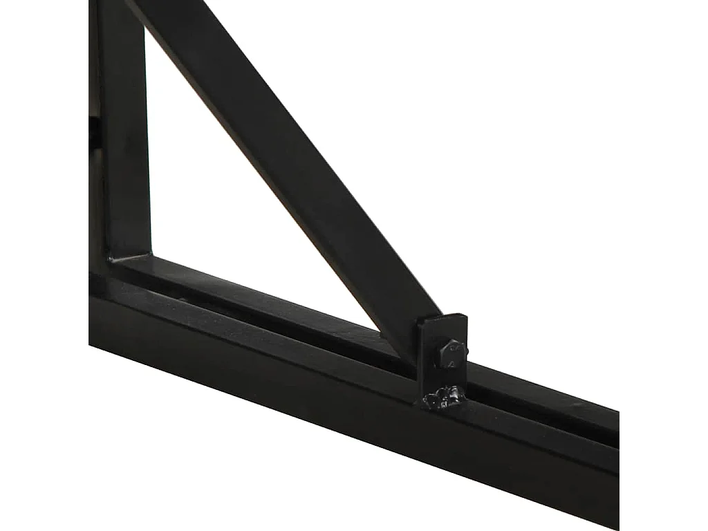 Table basse 50x50x35 cm bois de manguier massif brut