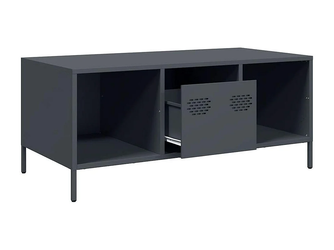 Mesa de centro acero laminado en frío antracita 101,5x50x43,5cm