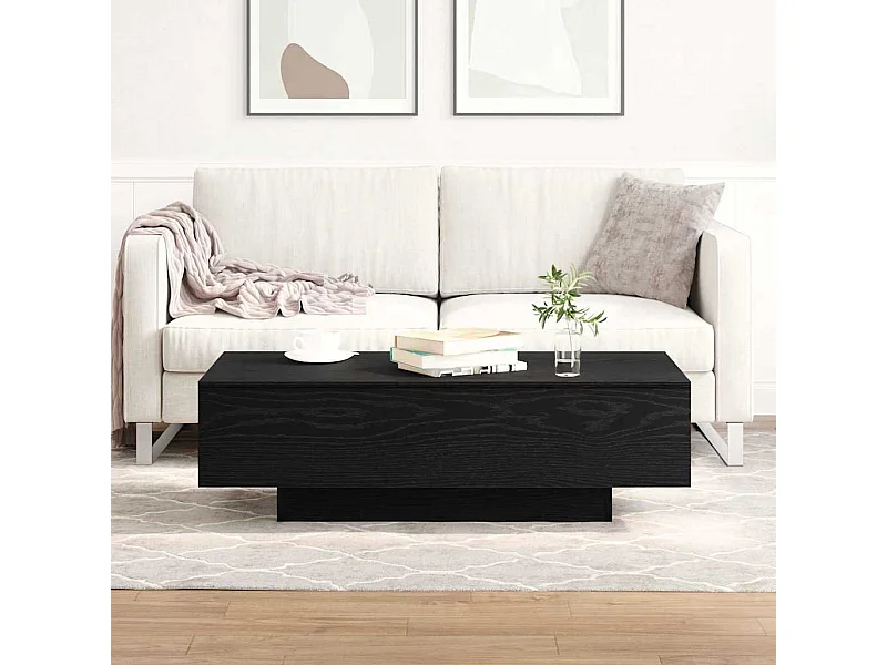 Table Basse Chêne noir 100 x 49.5 x 31 cm Bois d'ingénierie