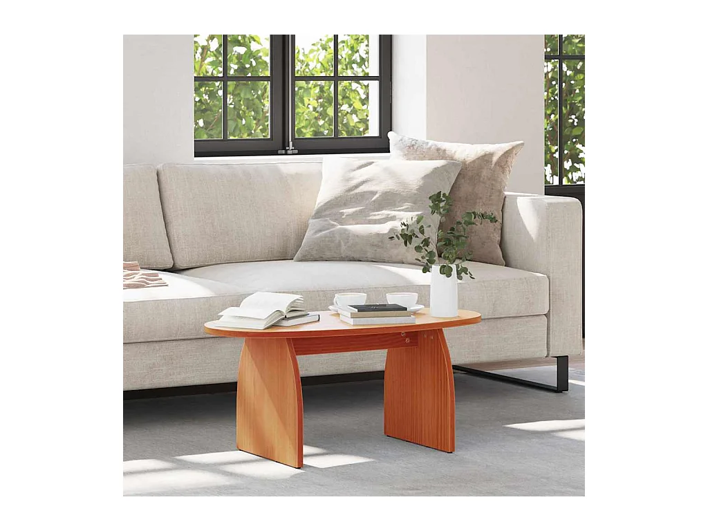 Table basse Marron cire