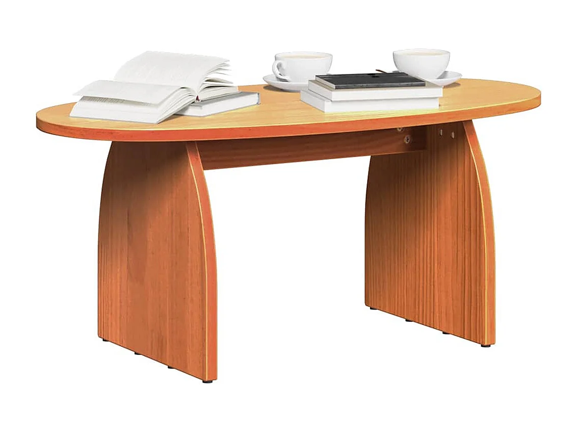 Mesa de Café Marrón cera